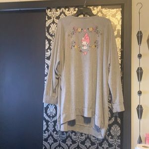 My melody for Torrid gray light sweatshirt
